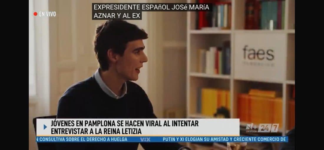 La entrevista a José María Aznar y el momento viral con la Reina Letizia